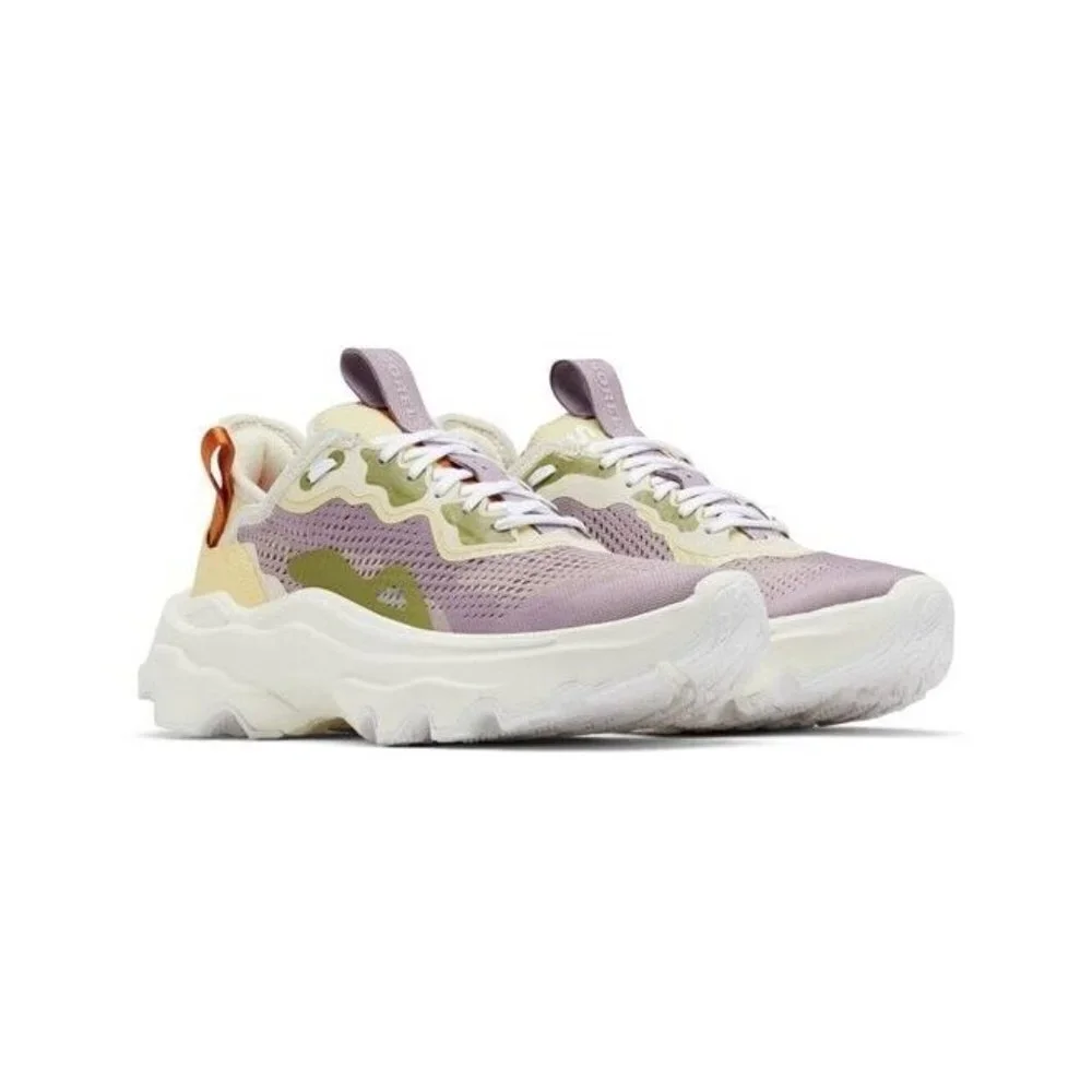 NEW SOREL Shale Mauve & Tranquil Yellow Kinetic Breakthru Day Sneaker - Picture 2 of 5
